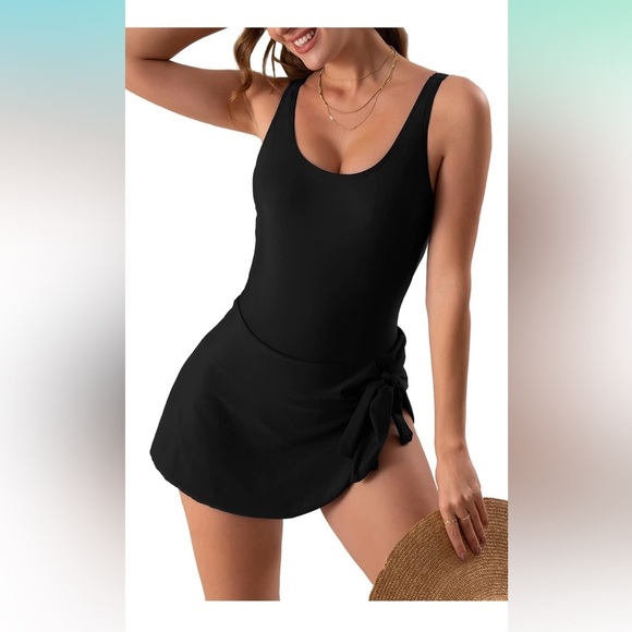 None Other - 🆕 Women Tummy Control Swimdress Skirt Bathing Suit